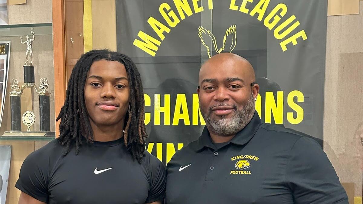 Prep talk: King/Drew reaches Division I championship football game with father-son duo